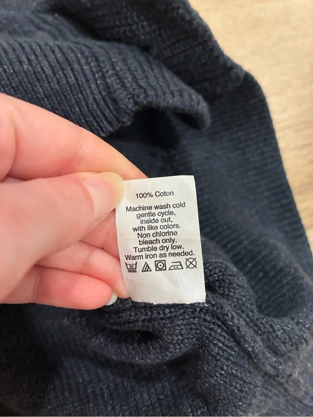 J. Crew Men’s Shawl Collar Cotton Navy Blue Cardigan Size S